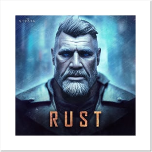 Rust Square Posters and Art